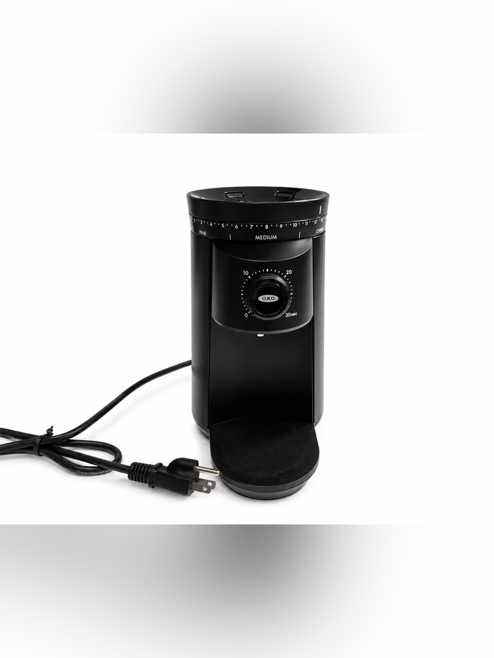 Oxo Brew Conical Burr Coffee Grinder in Black with UV ray Hopper - Picture 7 of 10
